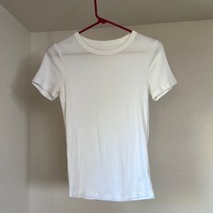 A new day ribbed T-shirt